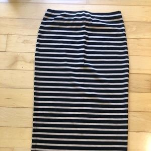 Striped midi